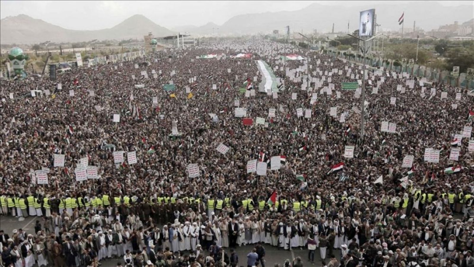 اليمن.. 130 مظاهرة في مناطق سيطرة الحوثيين دعما لغزة