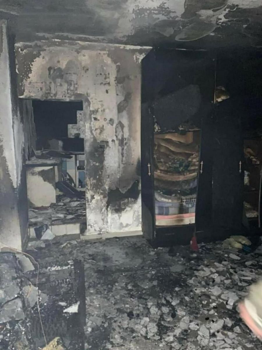 وفاة مسن وإصابة ثلاثة بحريق منزل جنوب نابلس