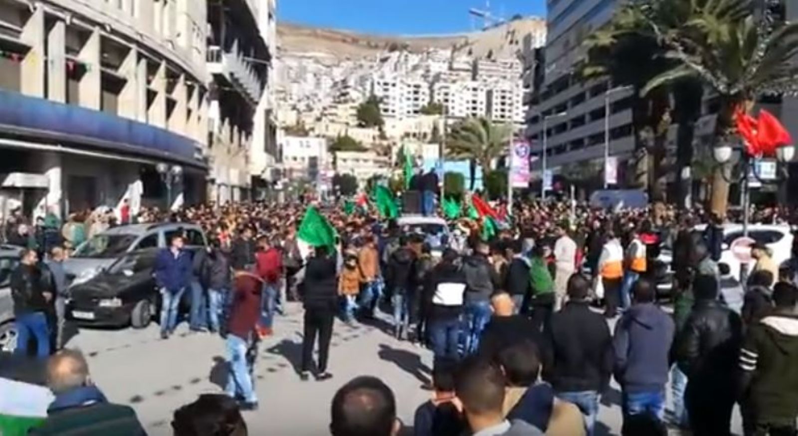 مسيرة حماس بنابلس