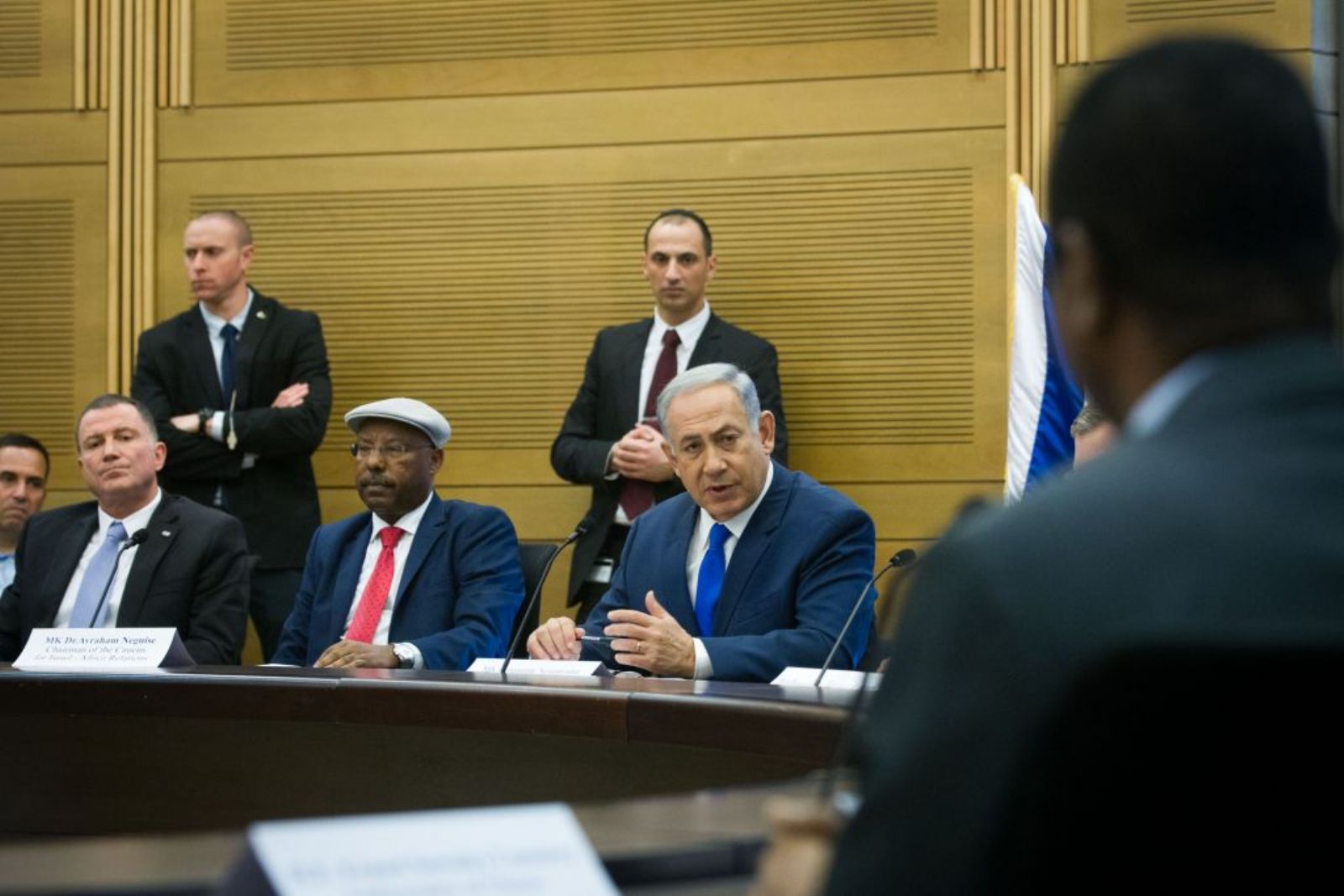 Five African leaders visit the Knesset